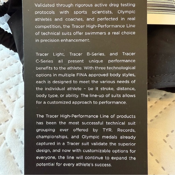 TYR Women’s Tracer B-Series Shortjohn Swimsuit Size 30L, 28 In Black - Picture 8 of 13